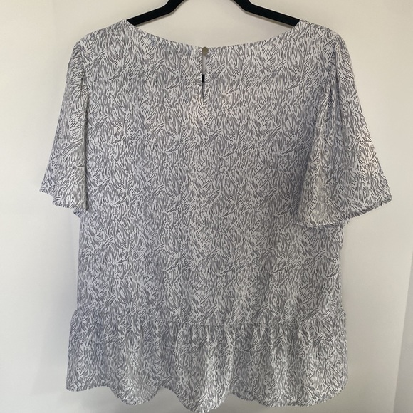 APT 9 RUFFLED PEPLUM TOP NWT SIZE LARGE - Picture 2 of 10